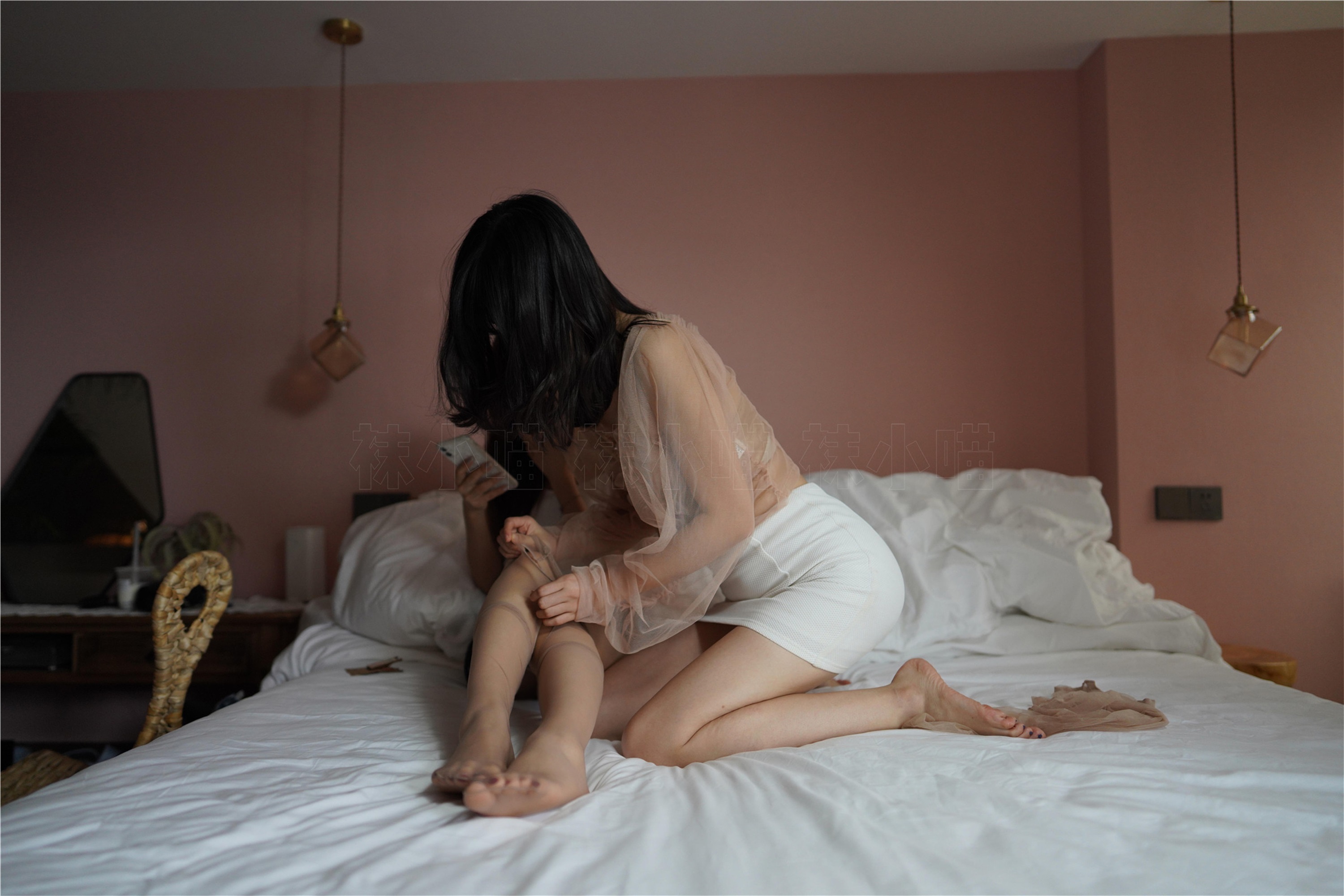 kittyWawa袜小喵  KT215 一起赖床呀